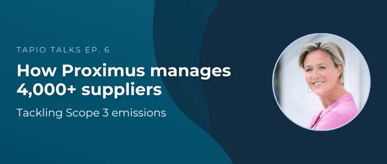 Tackling Scope 3: how Proximus manages 4,000+ suppliers
