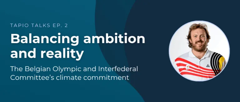 Balancing ambition and reality: the Belgian Olympic Committee’s climate commitment