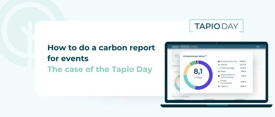 How to do a carbon report for an event – The case of the Tapio Day