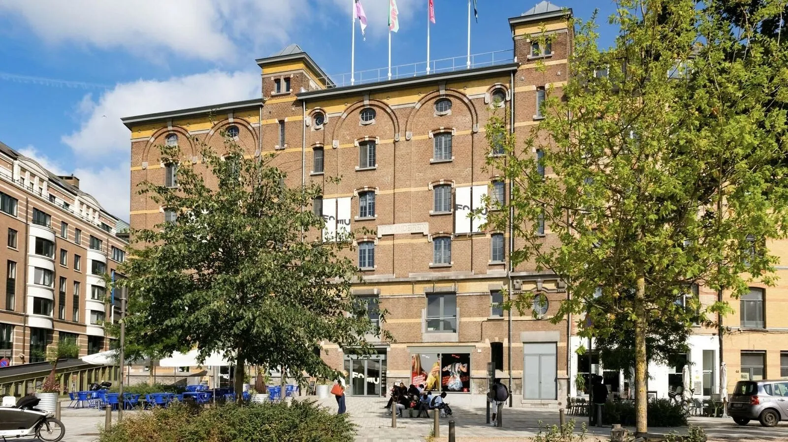 La façade du FOMU, le musée de la photographie d'Anvers, dont Quest a établi l'année de référence carbone 2024 (photo Sarah Skoric)