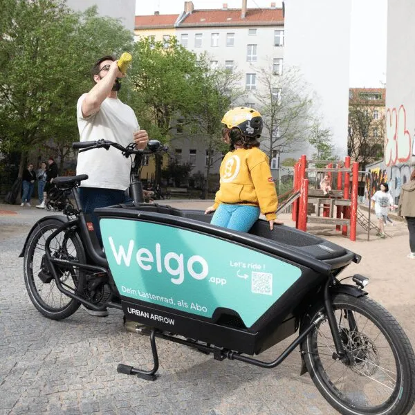 Un biporteur aux couleurs de WELGO prêt à partir