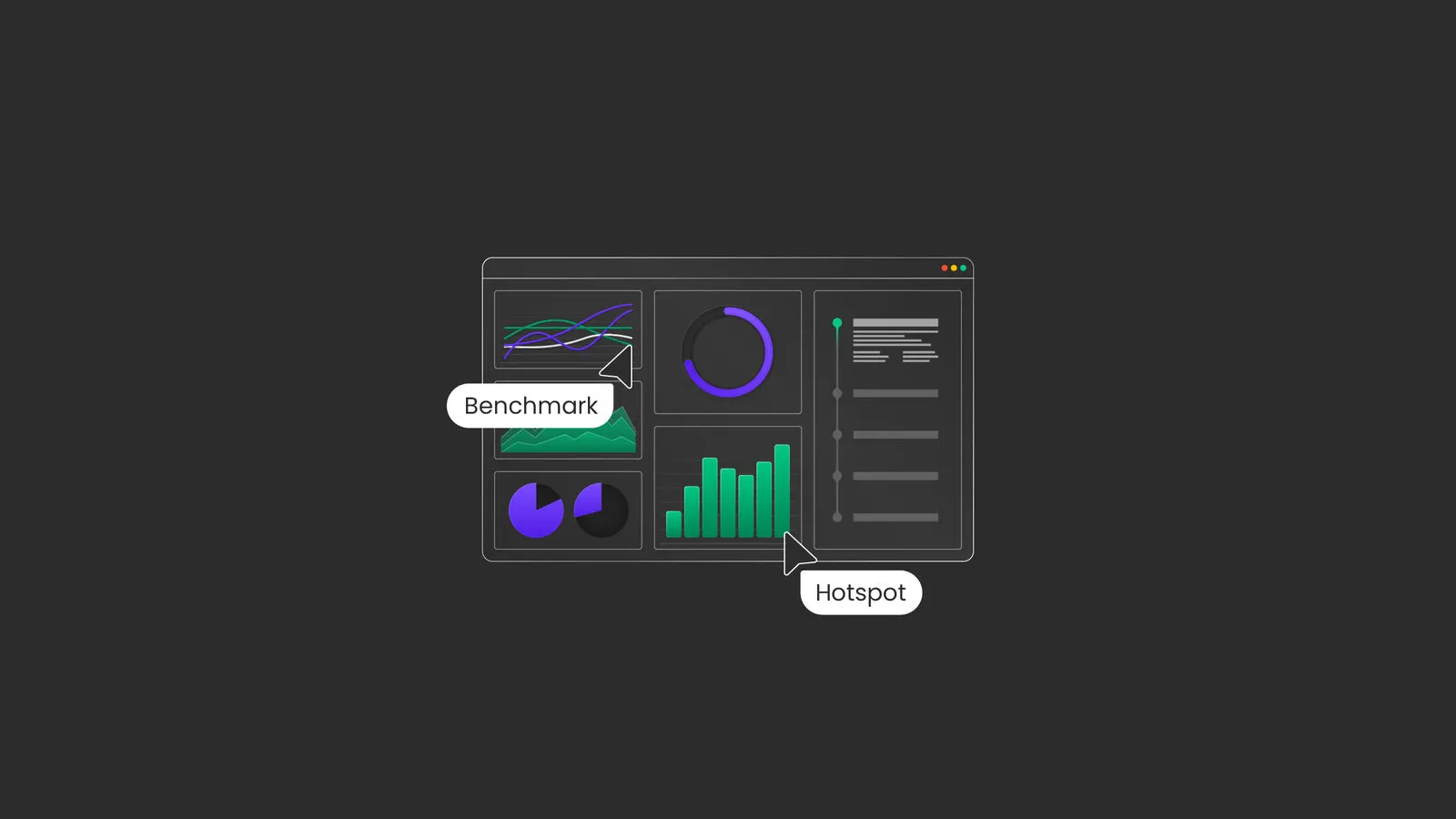 Vue LiveCycle pour comparer les produits et repérer les points chauds environnementaux