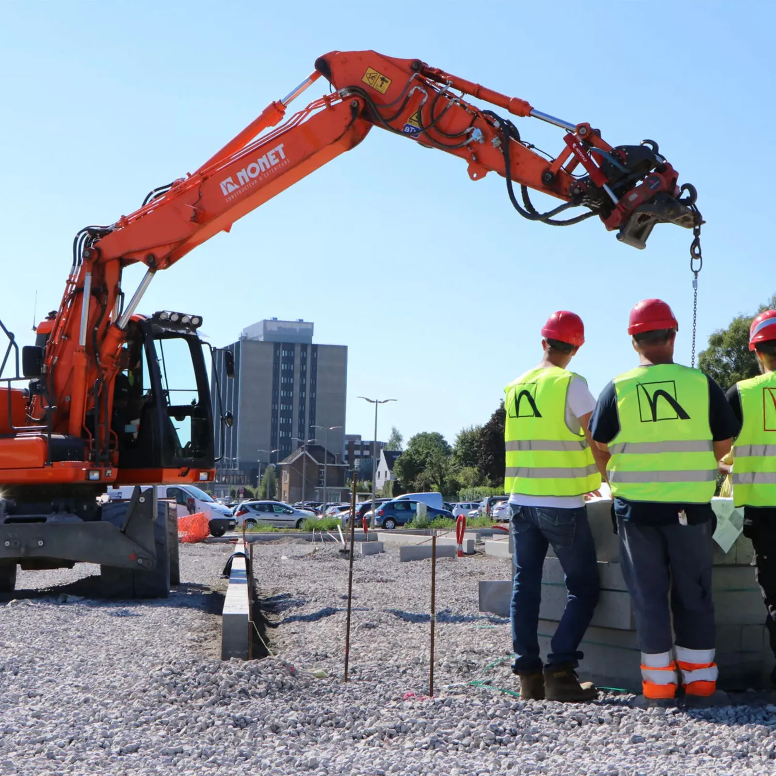 Een werf van Groupe Jean Nonet, waarvan Smart2Circle de eerste koolstofvoetafdruk berekende