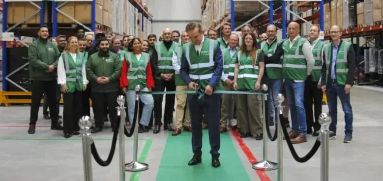 L'équipe de Circular IT group Belgique à l'inauguration du site de Kontich