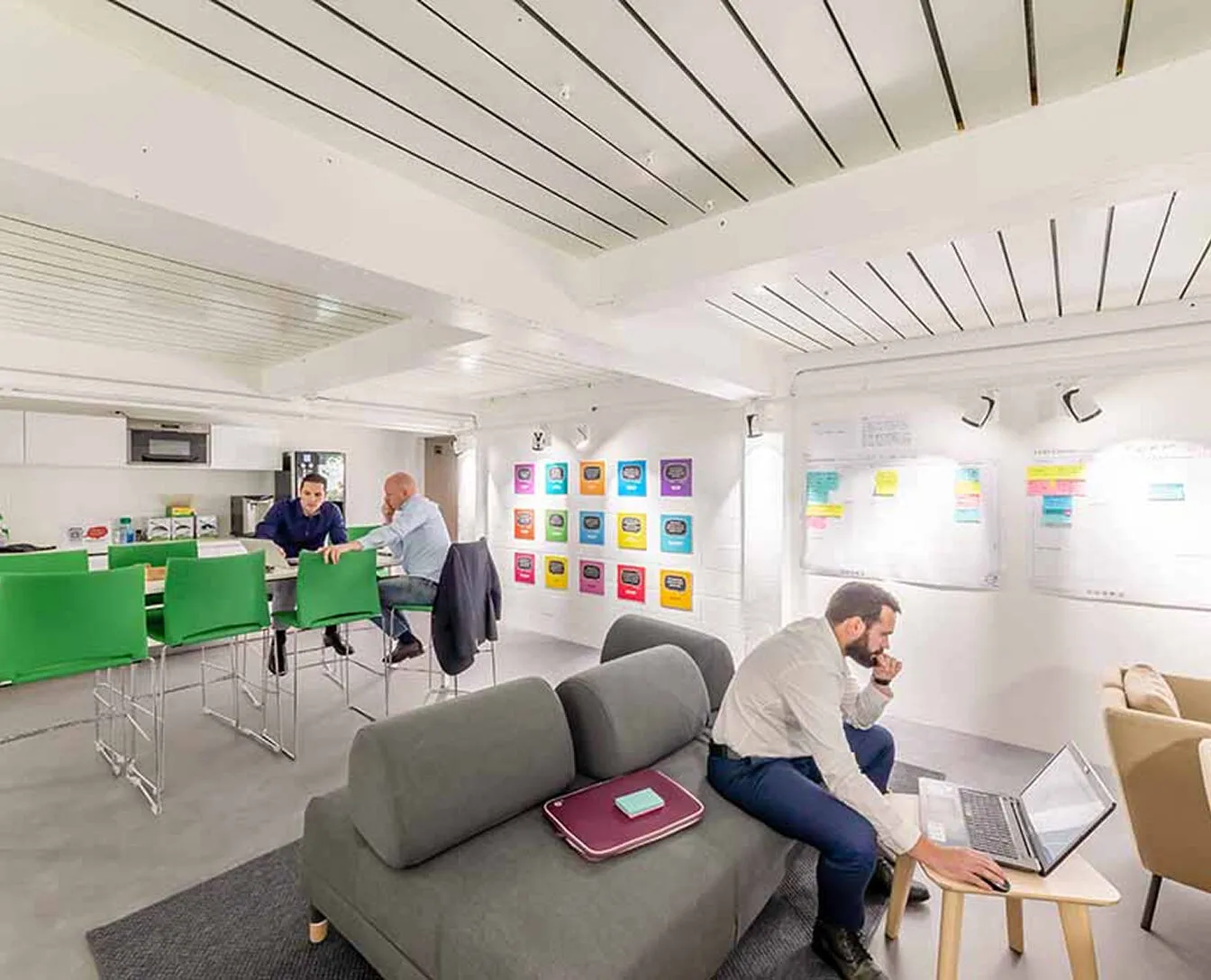 L'espace de travail ouvert de CAP Innove
