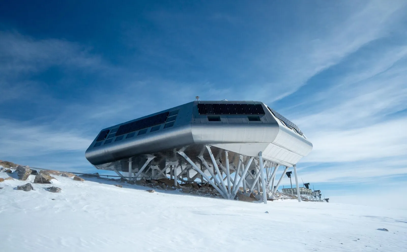 La station de recherche Princess Elisabeth Antarctica, où Revalio a conçu le système de traitement et de réutilisation de l'eau