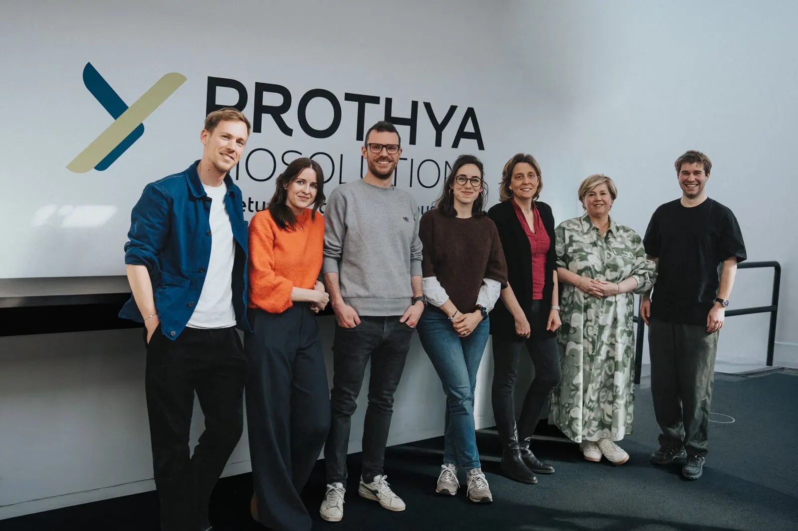 Het team van Prothya Biosolutions, dat het mobiliteitsbudget uitrolde met Mbrella