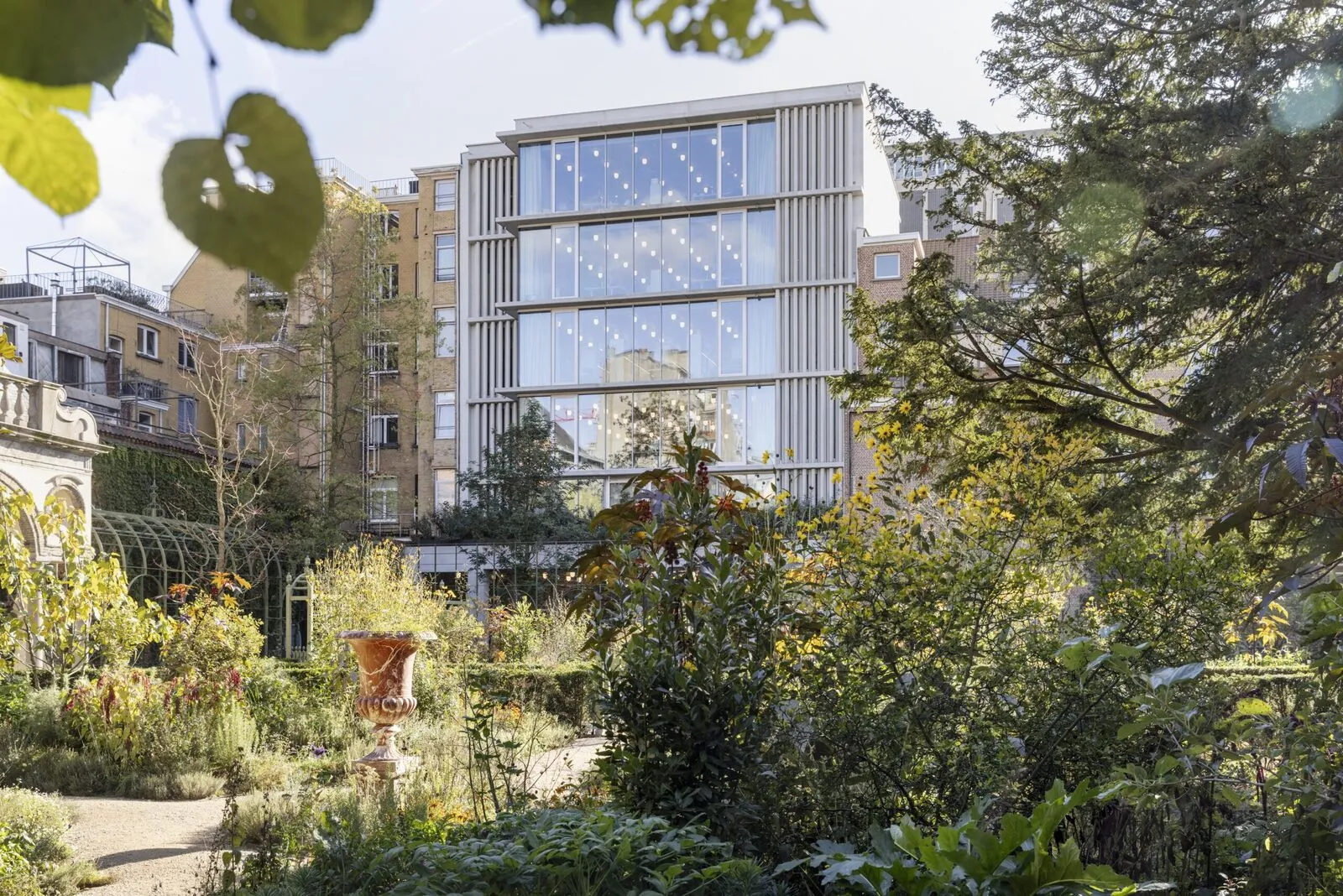 Le jardin du Rubenshuis à Anvers, dont Quest a calculé l'empreinte carbone sur plusieurs années (photo Ans Brys)