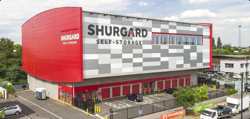 Een self-storagesite van Shurgard, een van de meer dan 340 die nanoGrid opvolgt
