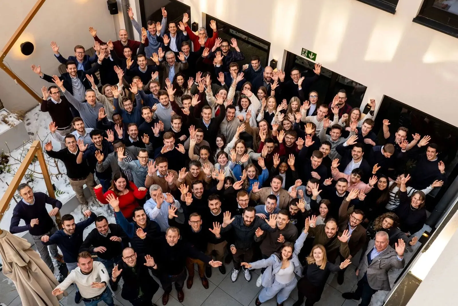 L'équipe de Resultance réunie pour une photo de groupe
