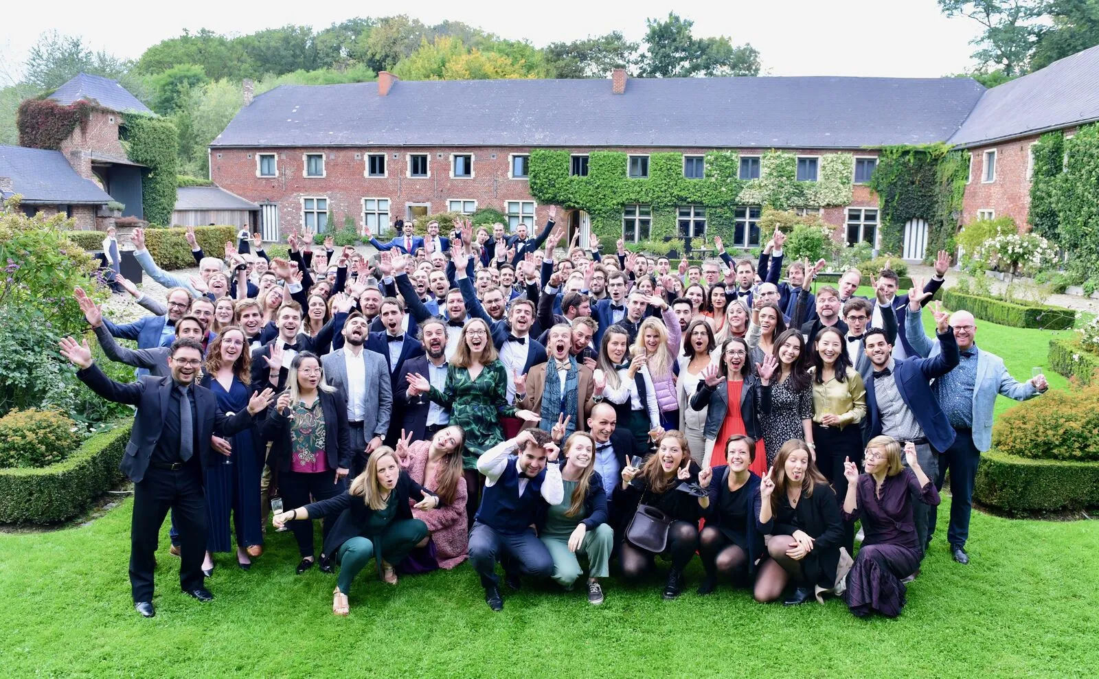 Les équipes N-SIDE lors d'un rassemblement de l'entreprise