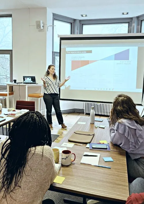 Daphné Vlerick anime un atelier Pulsitive.impact
