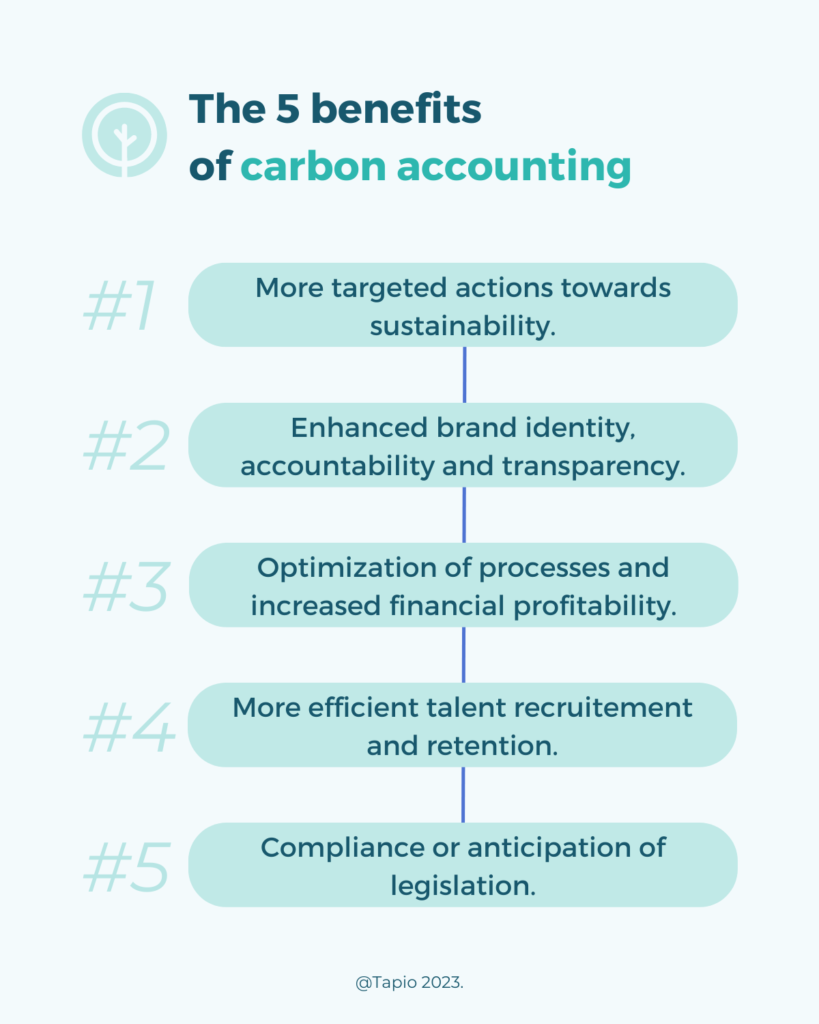The 5 benefits of carbon accounting