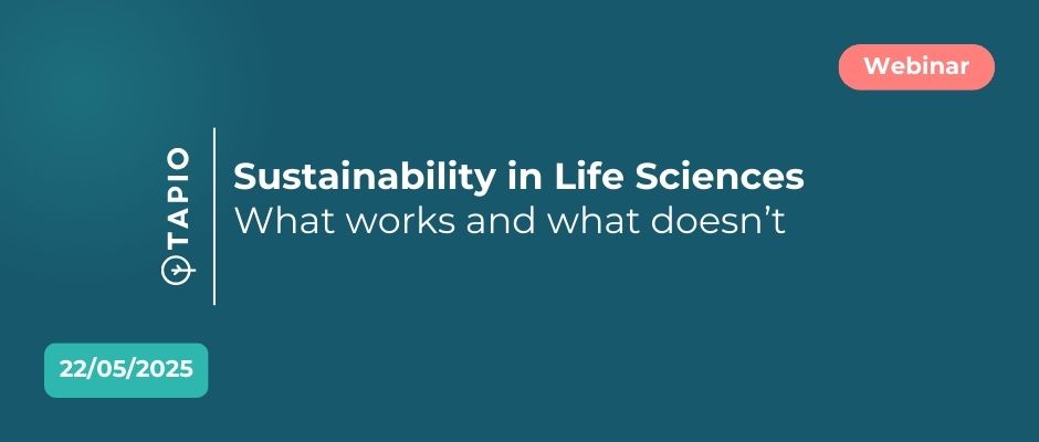 22 mai | Webinar | Durabilité dans les sciences de la vie – Ce qui fonctionne et ce qui ne fonctionne pas
