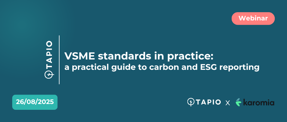 26th August | Webinar | VSME Standards in practice