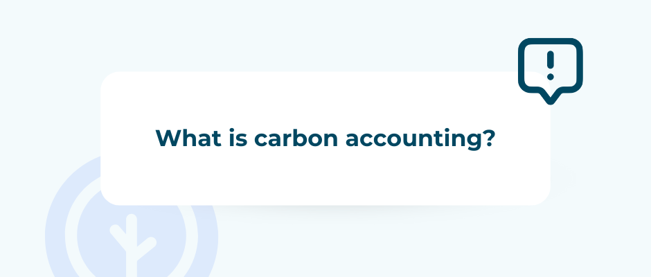 What is carbon accounting? Definition